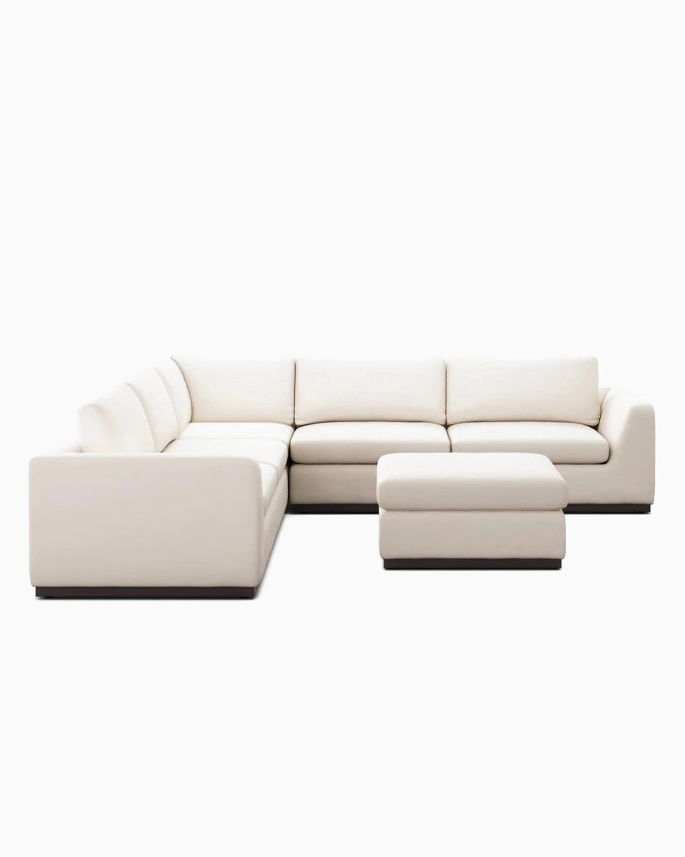 Crypton Nomad Marshmallow / Sectional + Ottoman