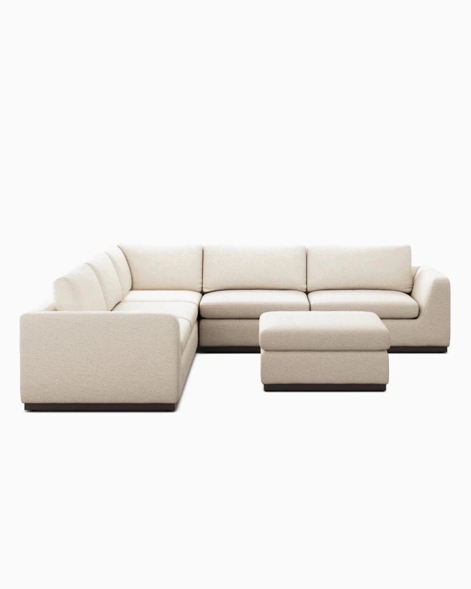 Crypton Nomad Snow / Sectional + Ottoman