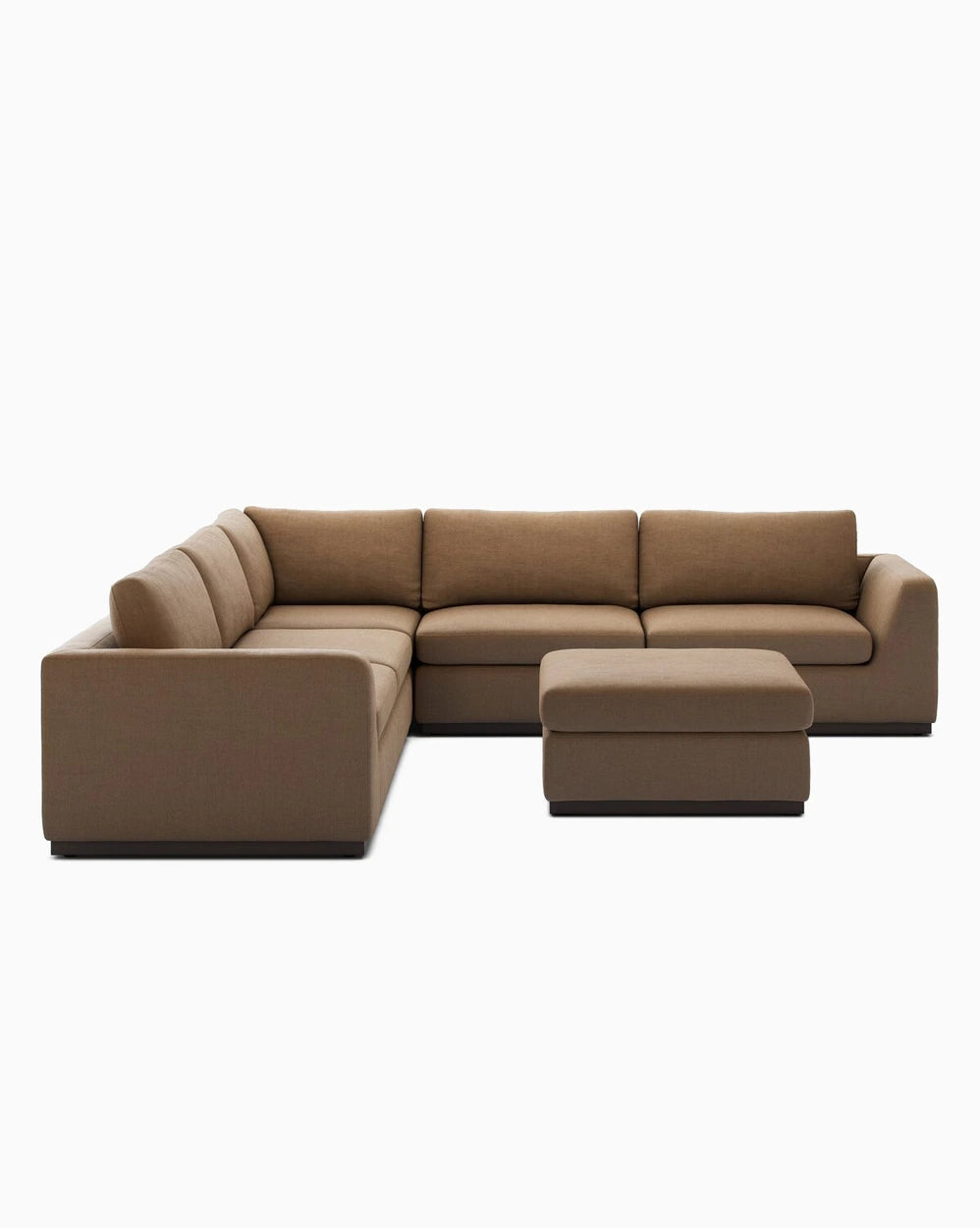 Savoy Ochre / Sectional + Ottoman