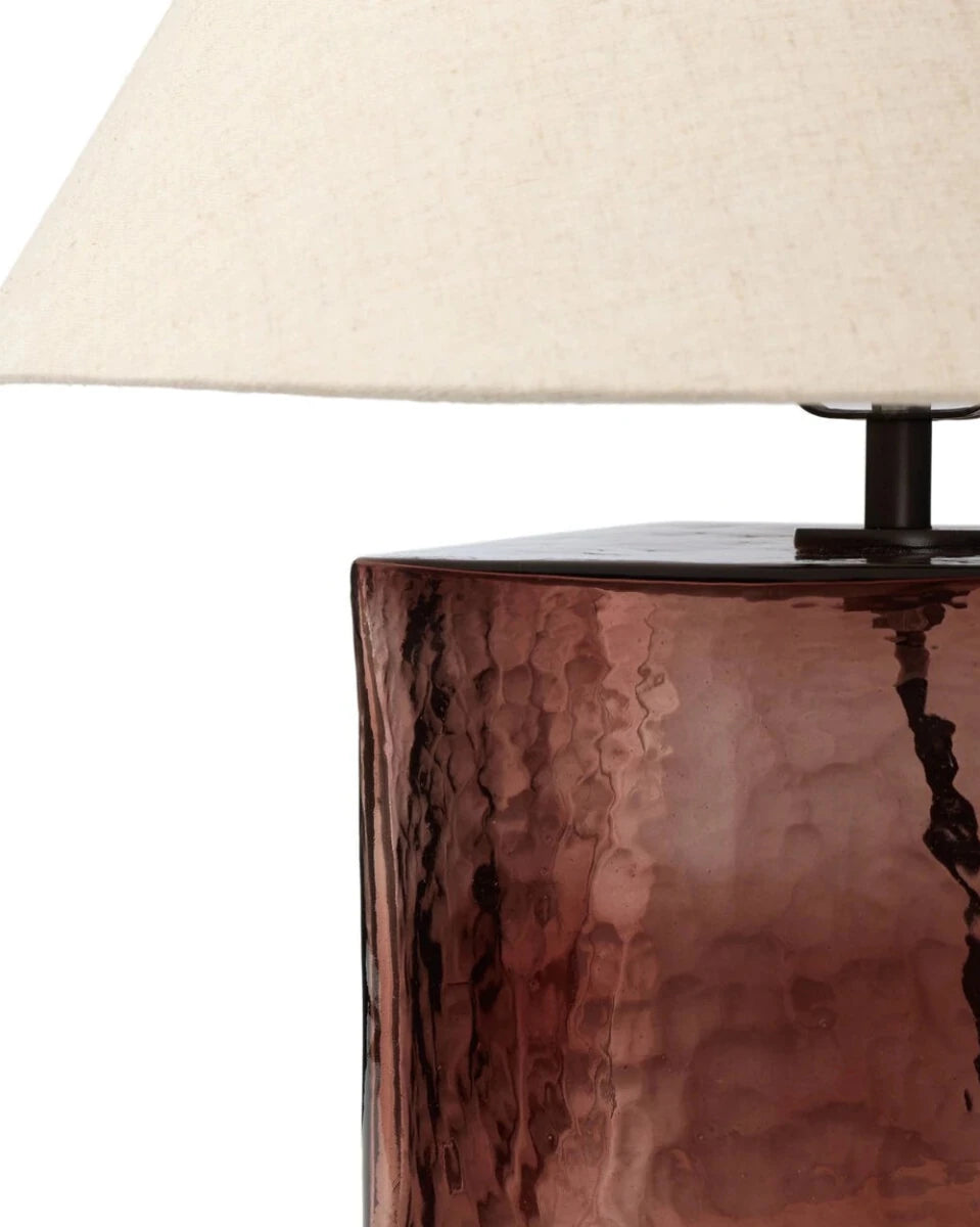 Brown Cast Glass