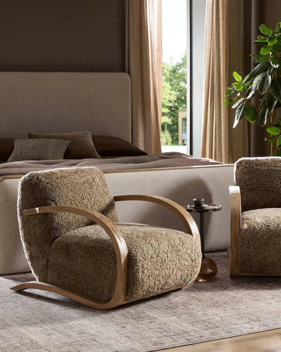 Taupe Shearling