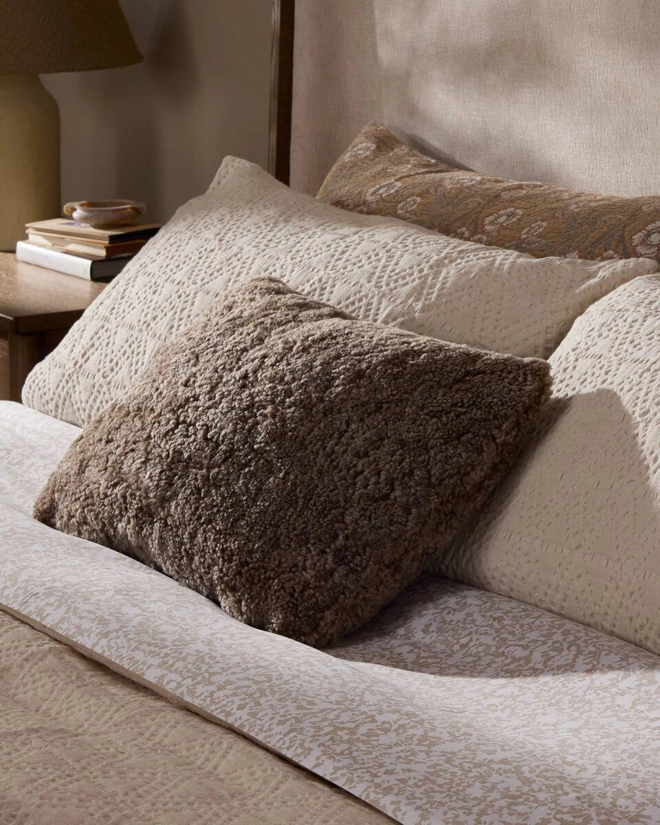 Taupe Shearling / 14" x 20" / Cover Only