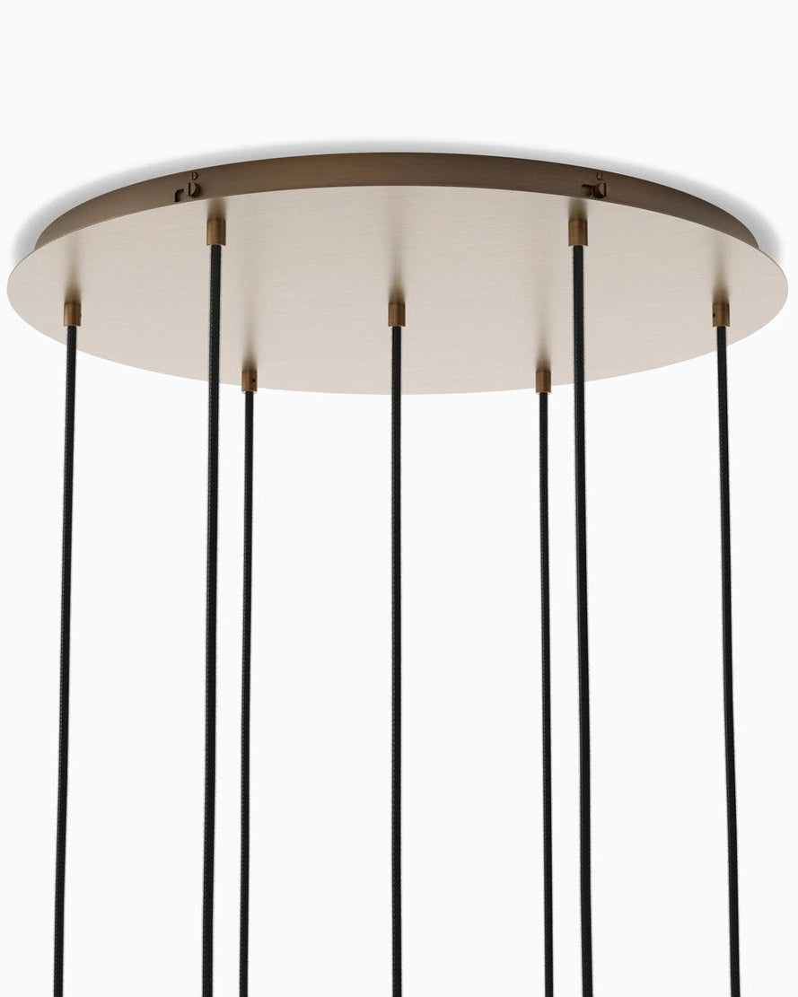 Heritage Bronze Brass / Organic Glass