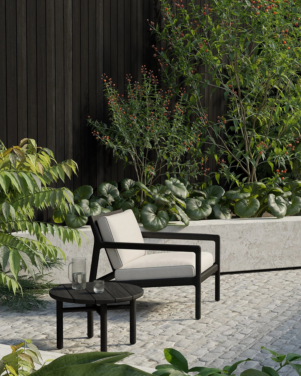 Black Teak / Off White