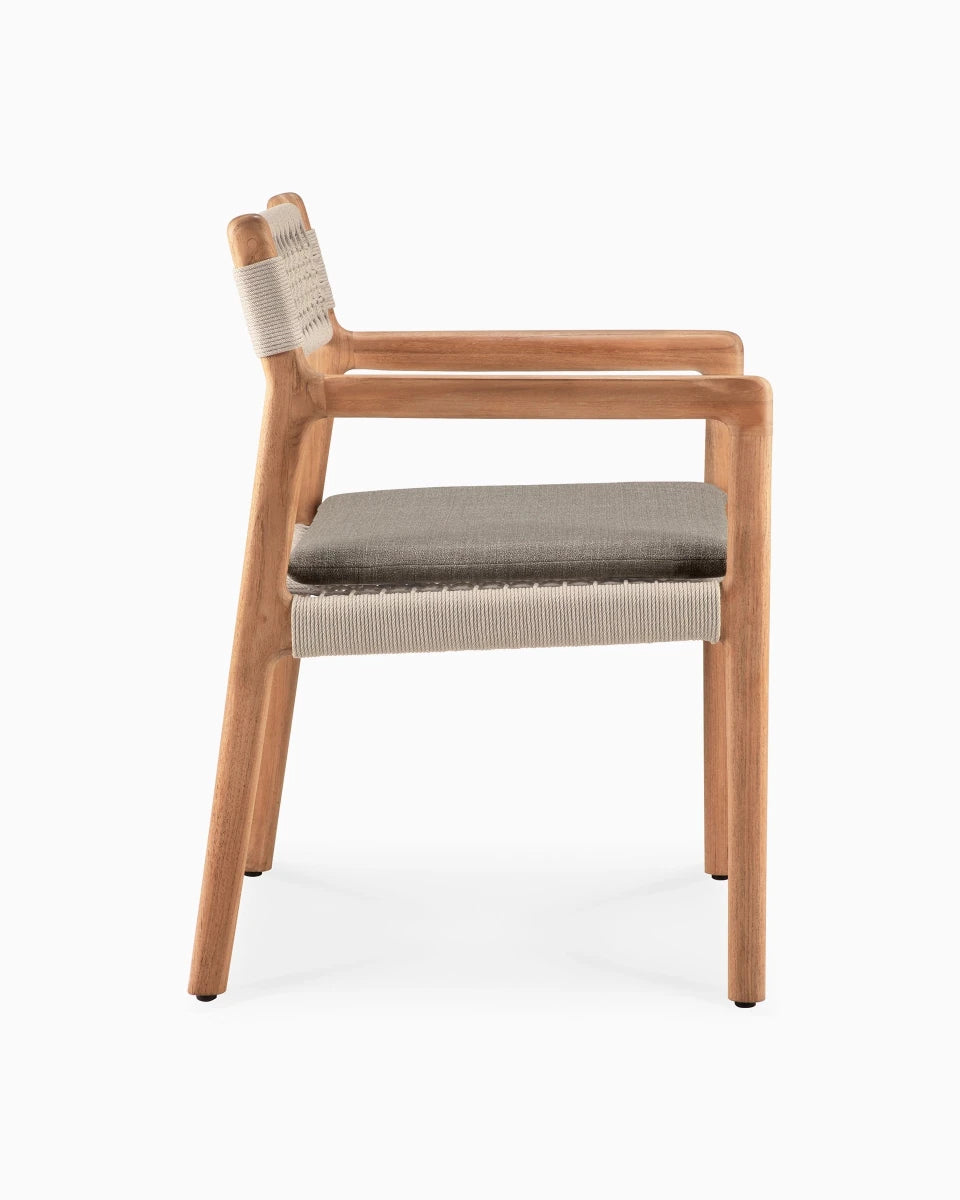 Teak & Beige Cord / Silt