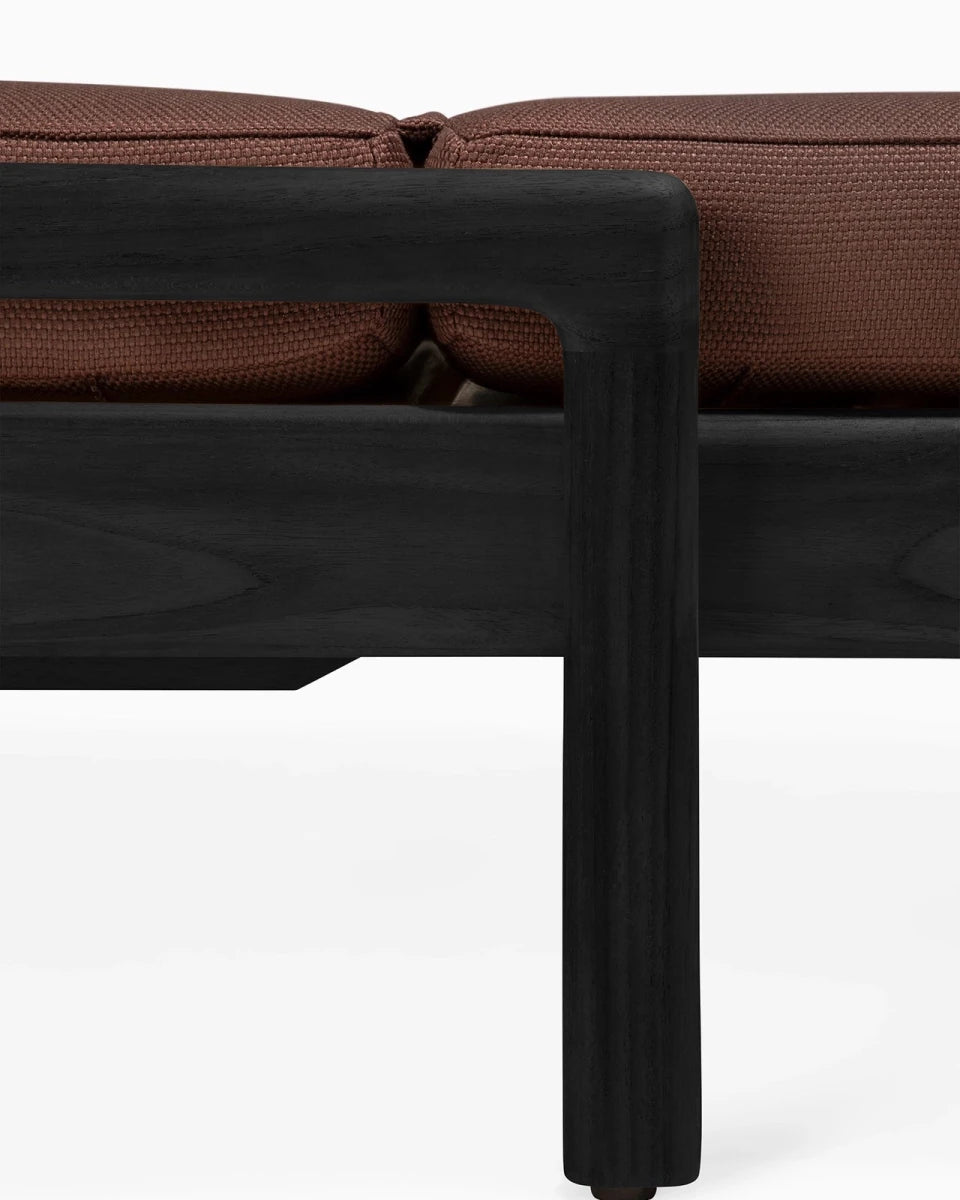 Black Teak / Burgundy