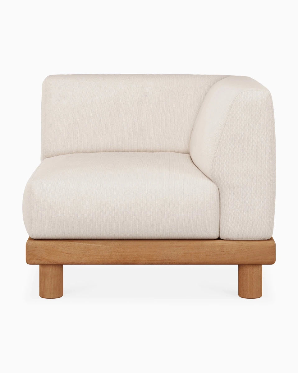 White / End Seater (Left Arm)