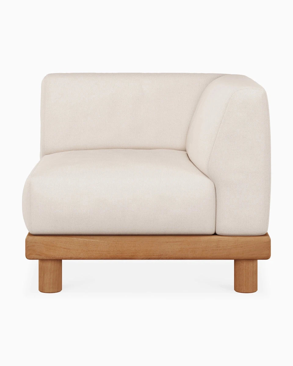 White / End Seater (Left Arm)