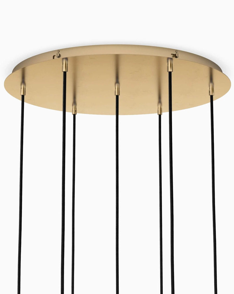 Burnished Brass / Organic Glass