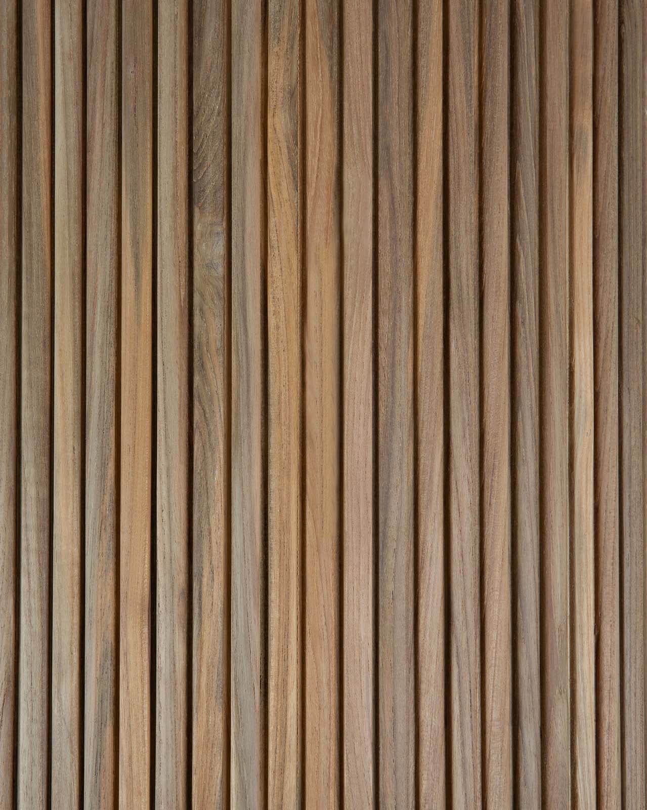 Concrete and Reclaimed Teak