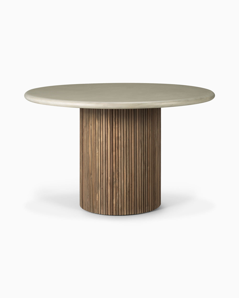 Concrete and Reclaimed Teak