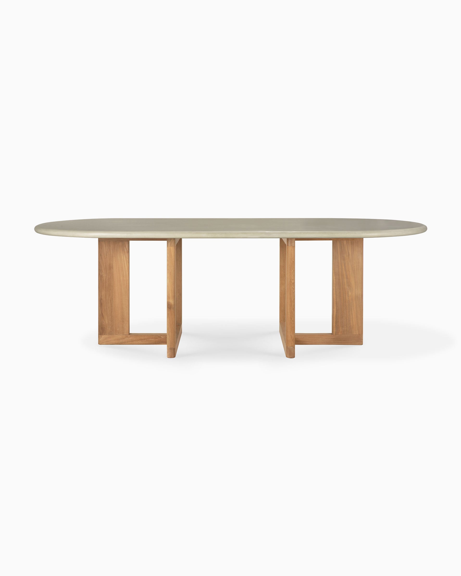 Concrete and Reclaimed Teak