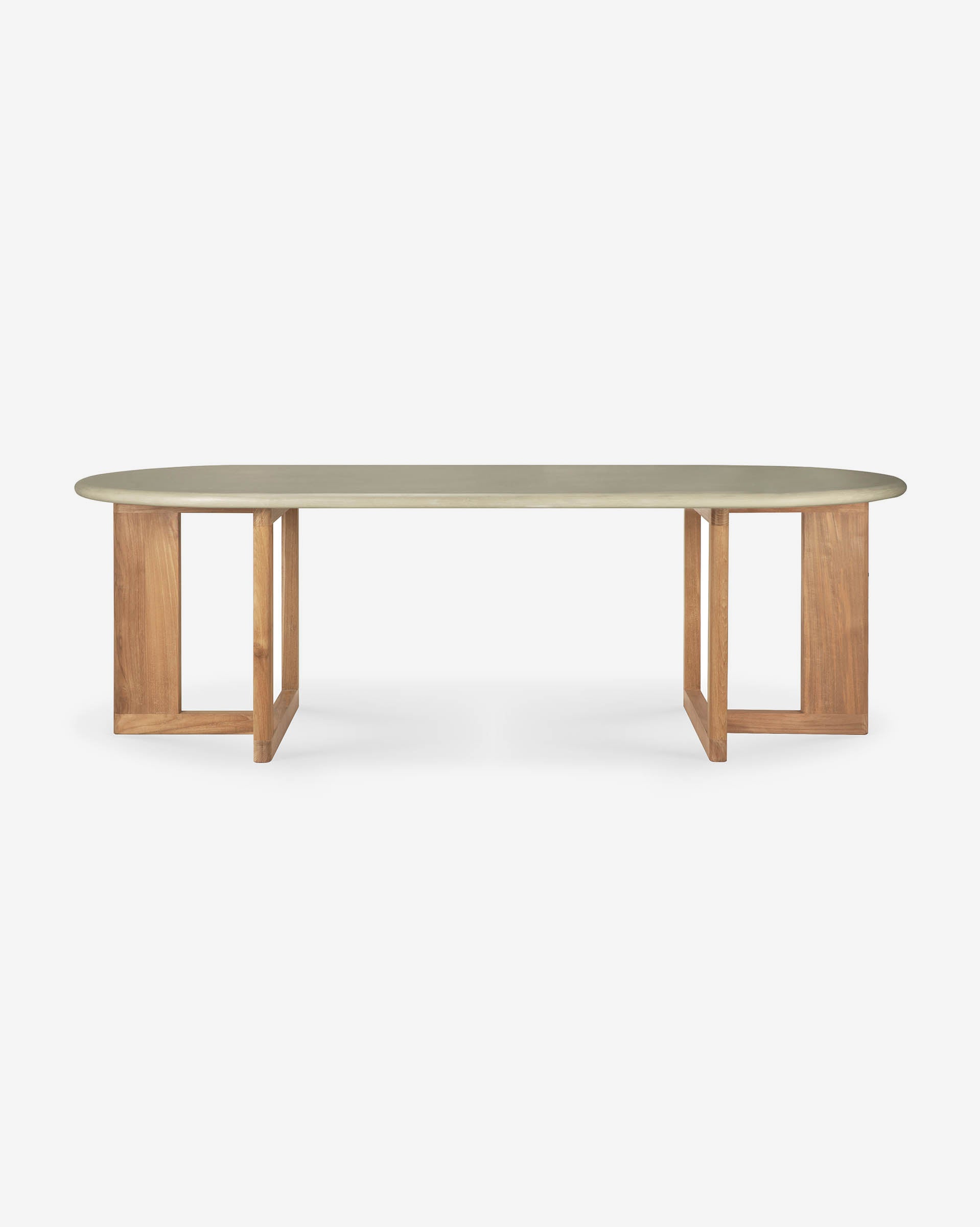 Concrete and Reclaimed Teak