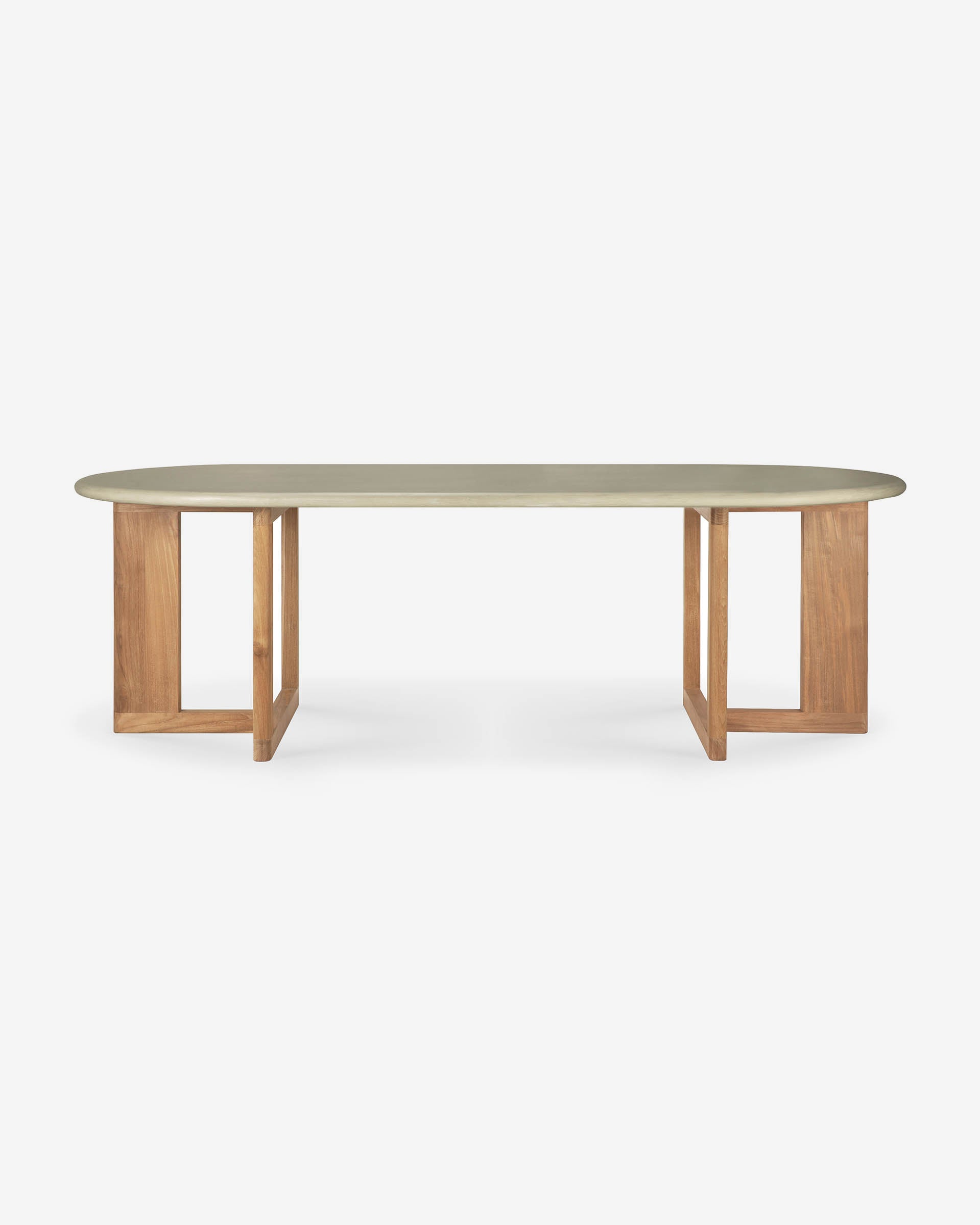 Concrete and Reclaimed Teak