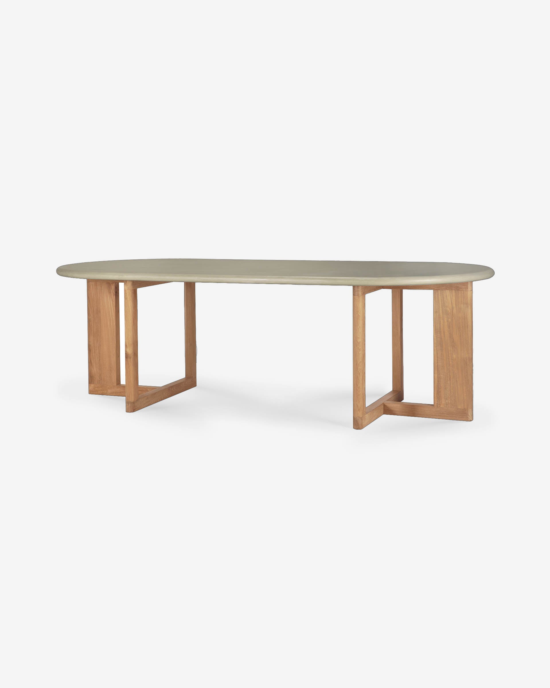 Concrete and Reclaimed Teak