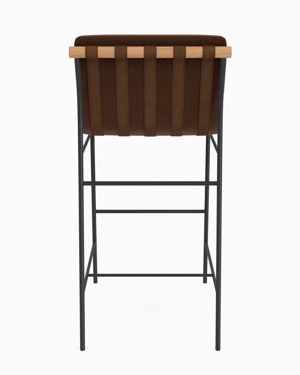 Cognac Velvet / White Oak / Bar (30" Height)