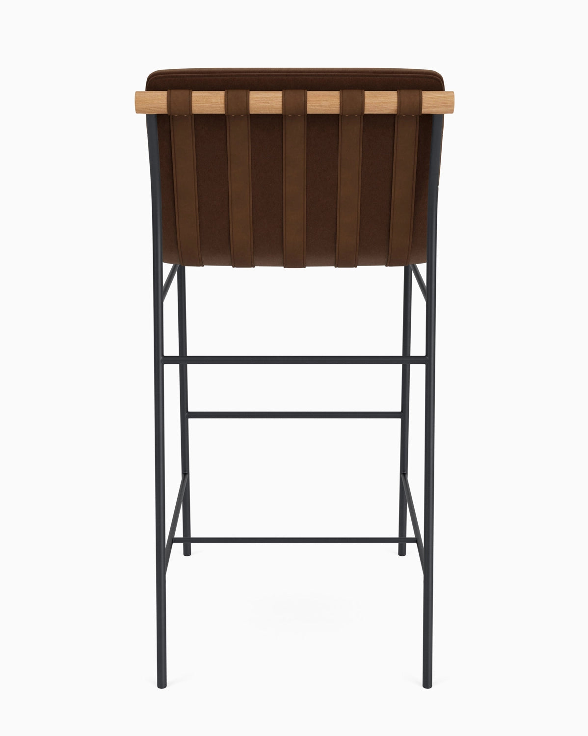 Cognac Velvet / White Oak / Bar (30" Height)