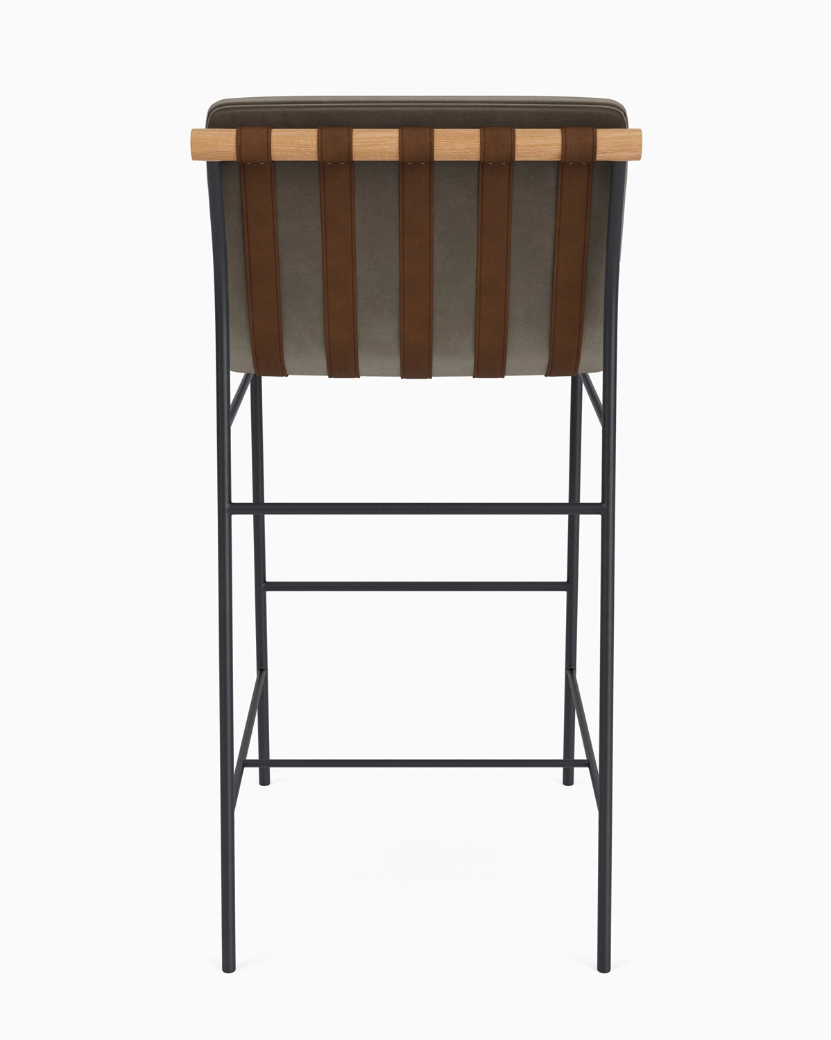 Mushroom Velvet / White Oak / Bar (30" Height)