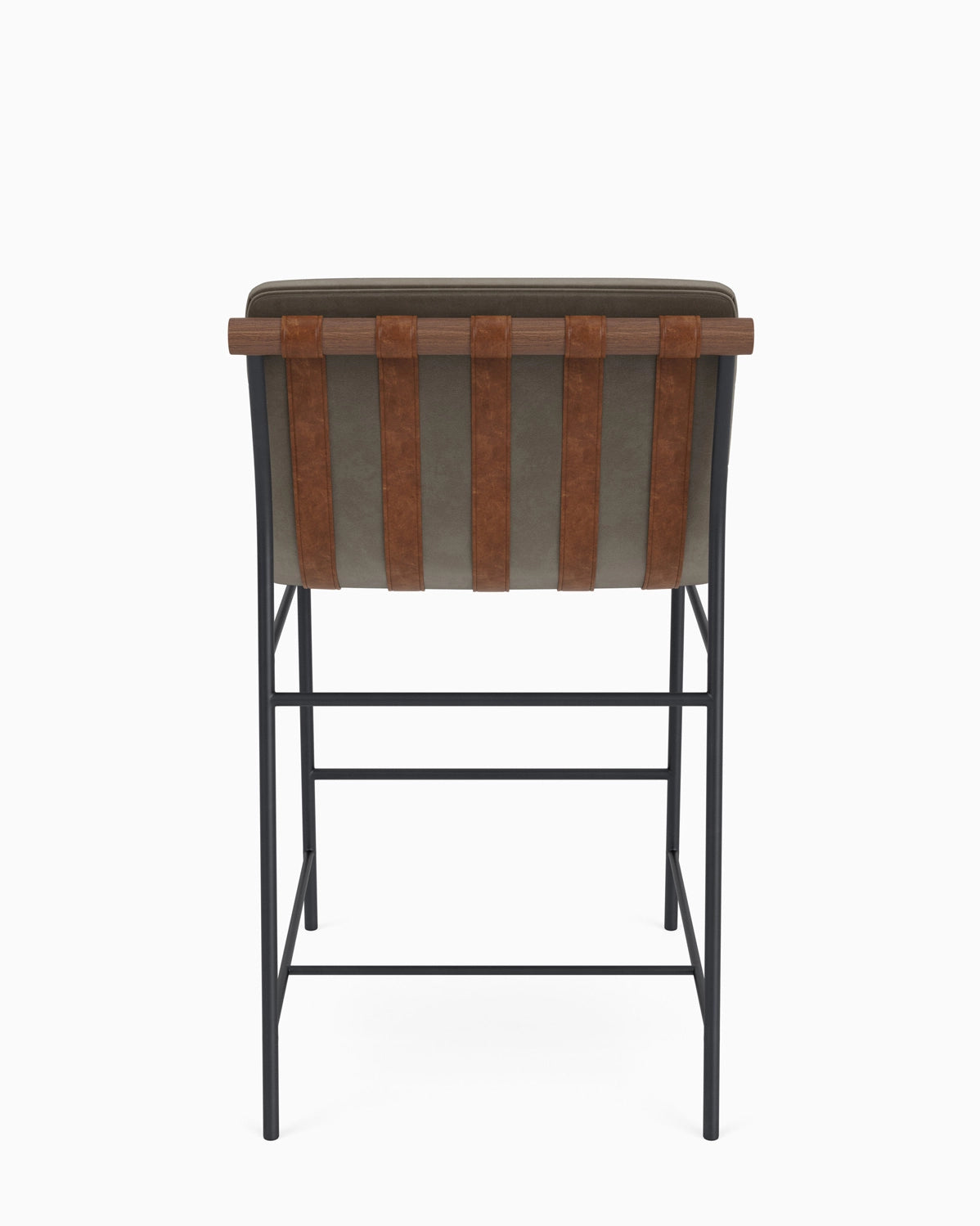 Mushroom Velvet / Walnut / Counter (24" Height)