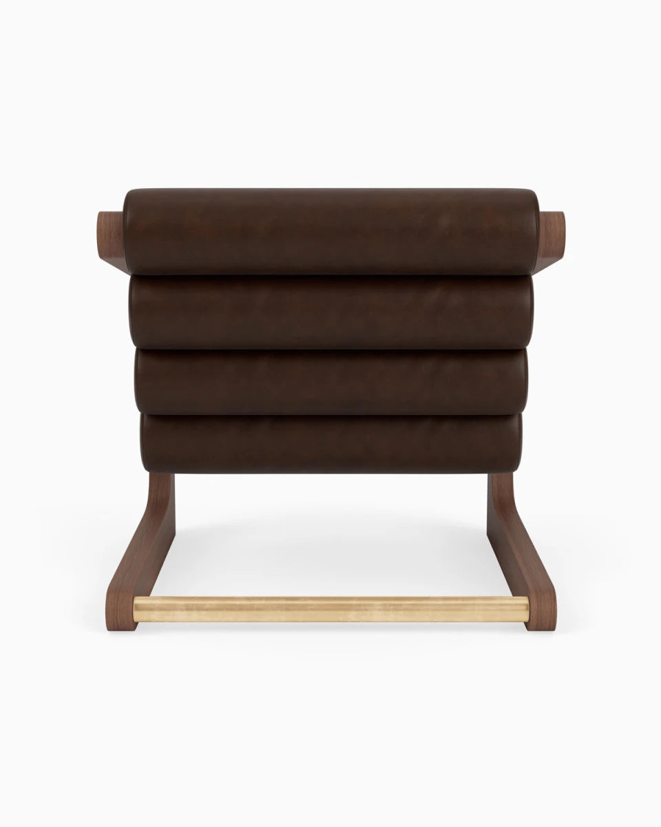 Maple Leather / Walnut Frame