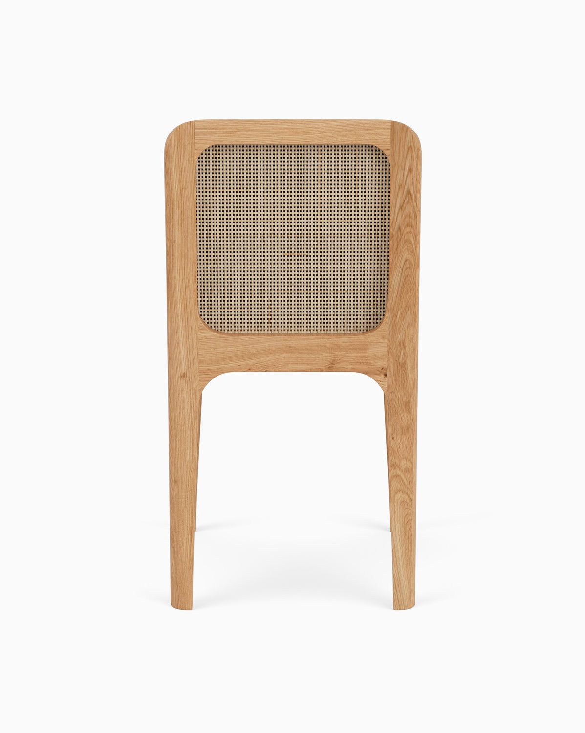 Cognac Velvet Seat / White Oak Frame