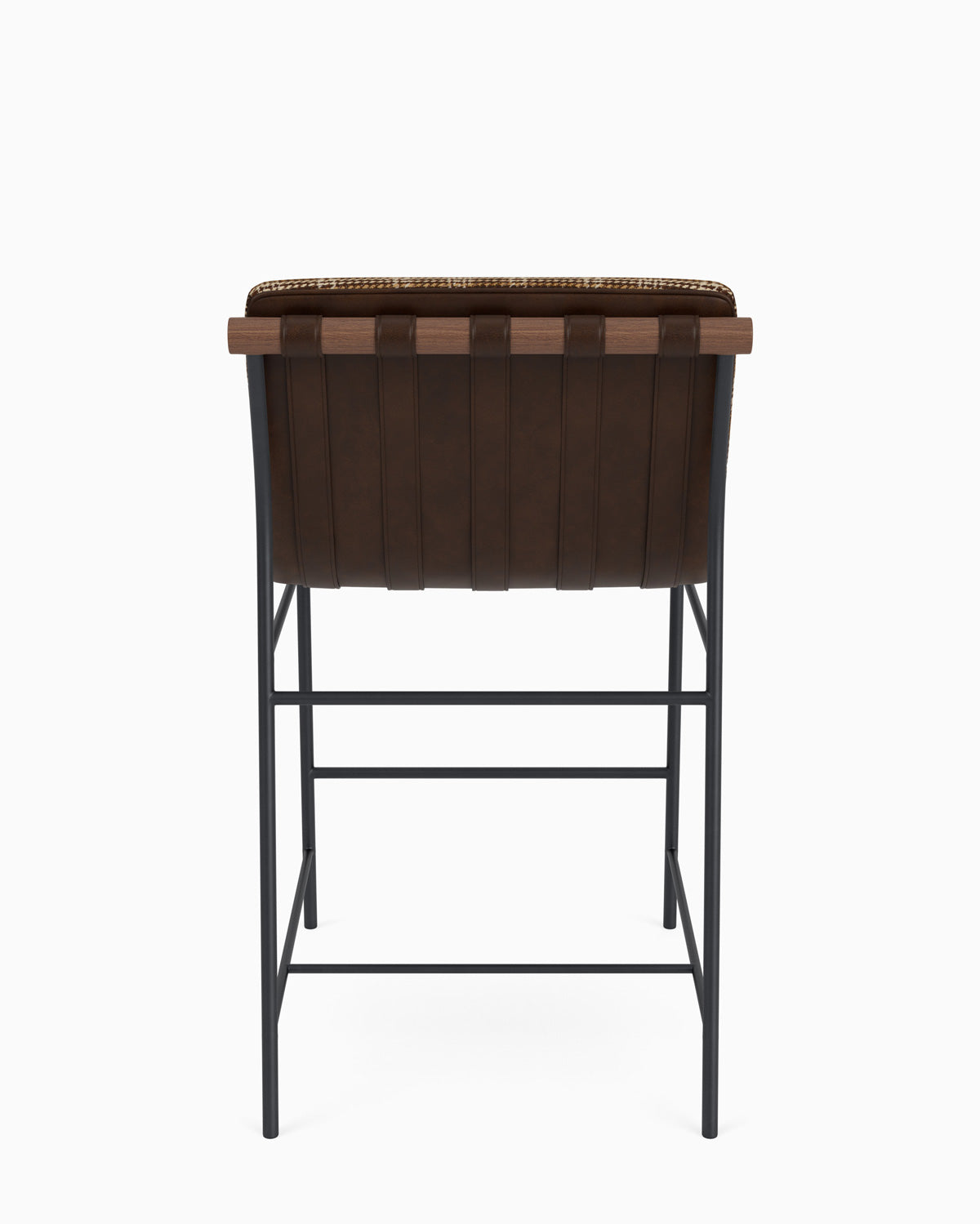 Heritage Plaid / Maple Leather Straps / Walnut / Counter (24" Height)