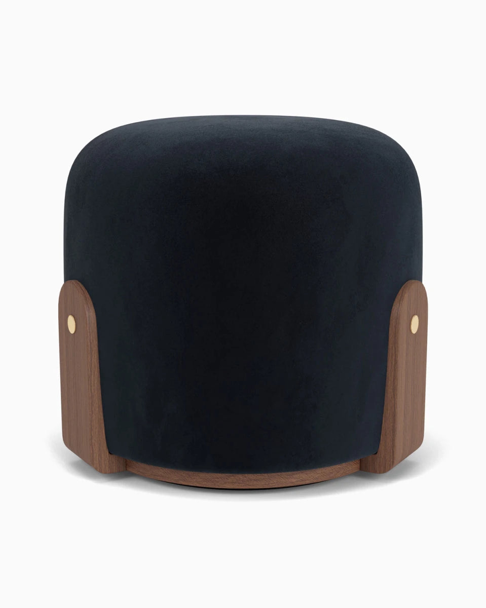 Ebony Velvet / Walnut Frame