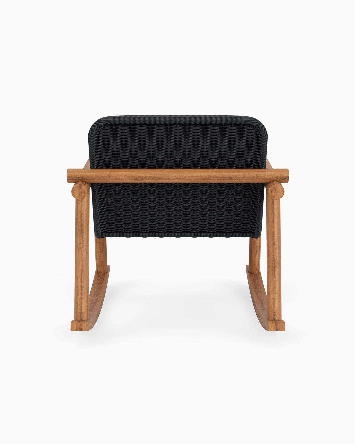 Slate FIQA Boucle / Black Rattan Seat