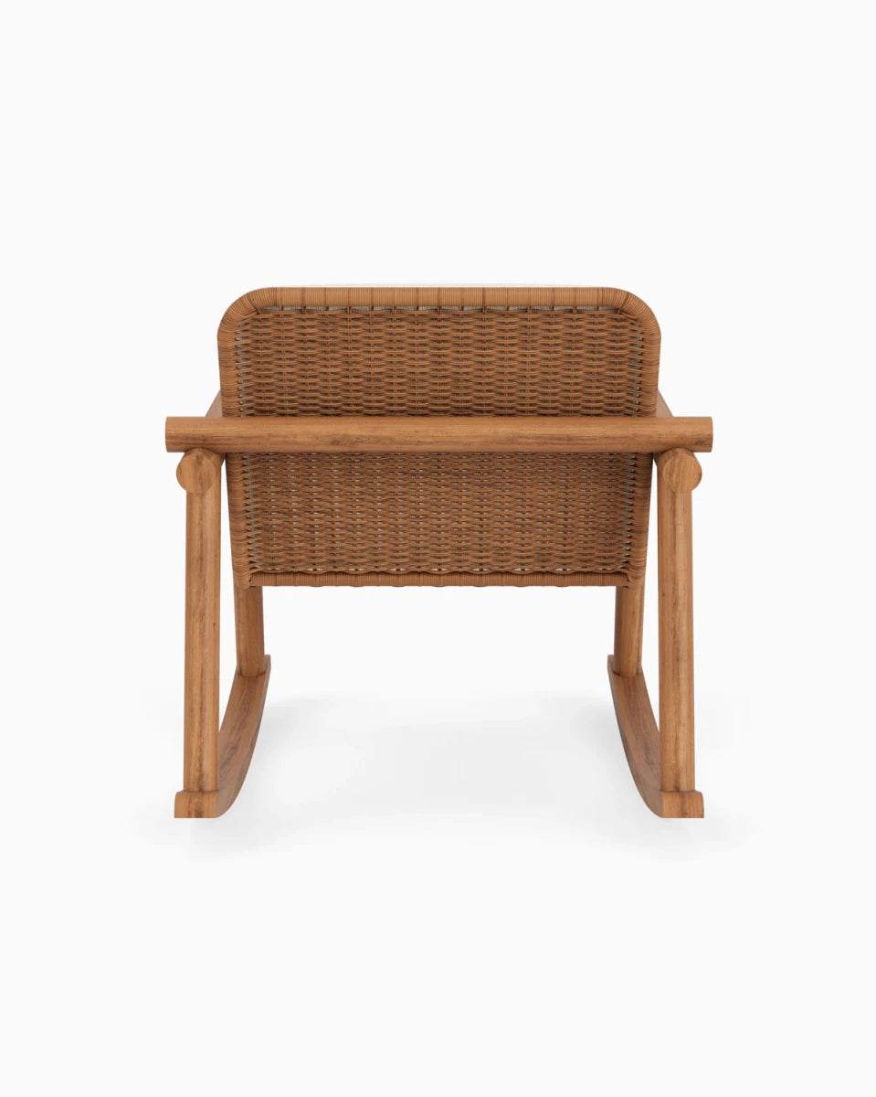 Dove FIQA Boucle / Tan Rattan Seat
