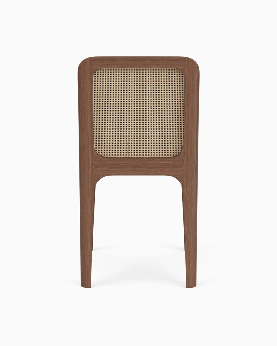 Maple Leather Seat / Walnut Frame
