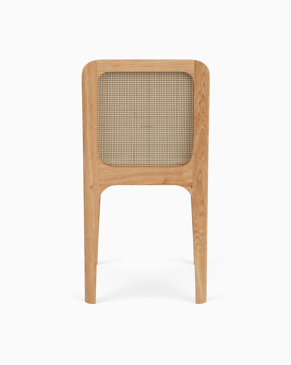 Pearl Leather Seat / White Oak Frame