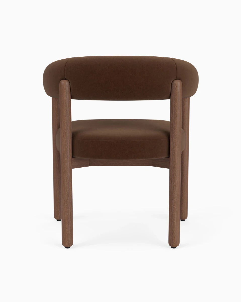 Cognac Velvet / Walnut