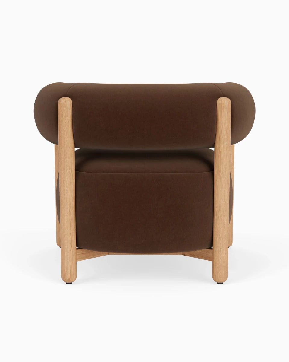 Cognac Velvet / White Oak