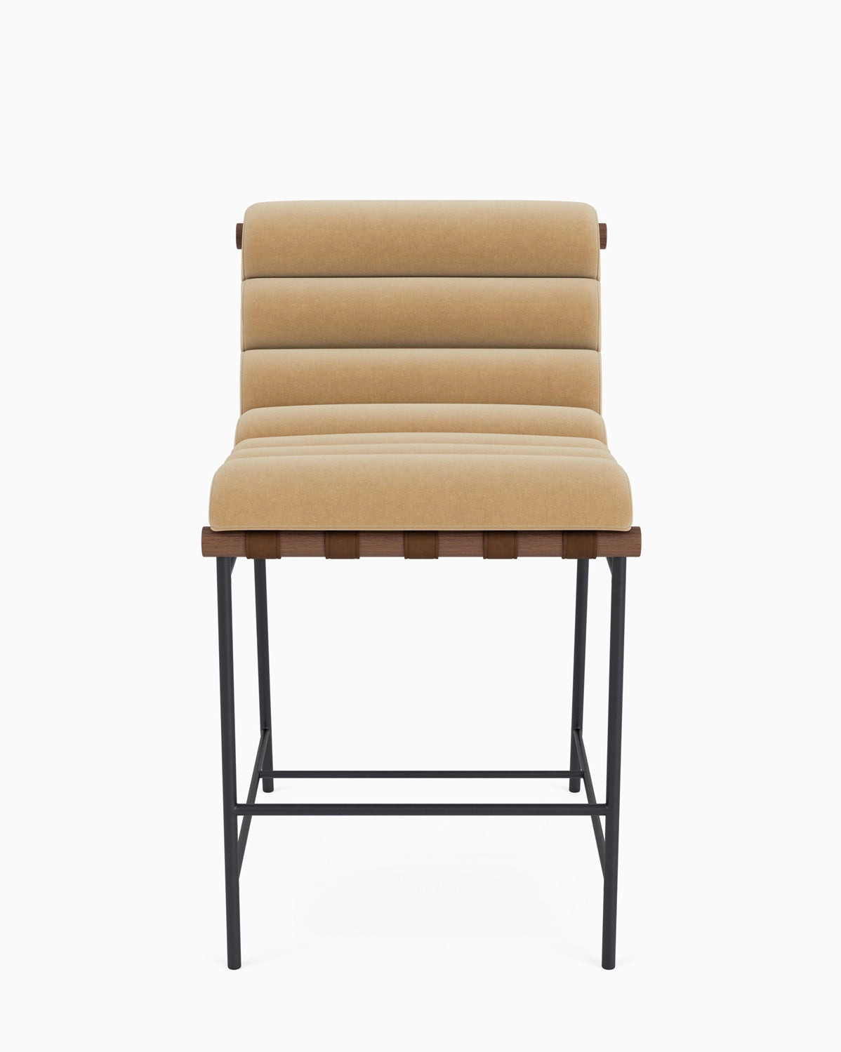 Caramel Velvet / Walnut / Counter (24" Height)