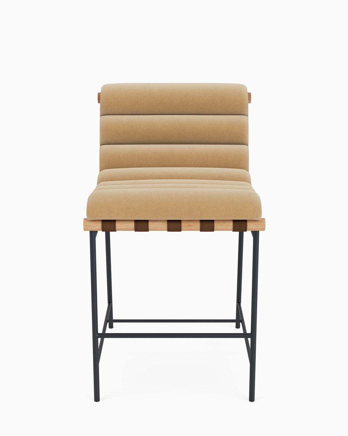 Caramel Velvet / White Oak / Counter (24" Height)