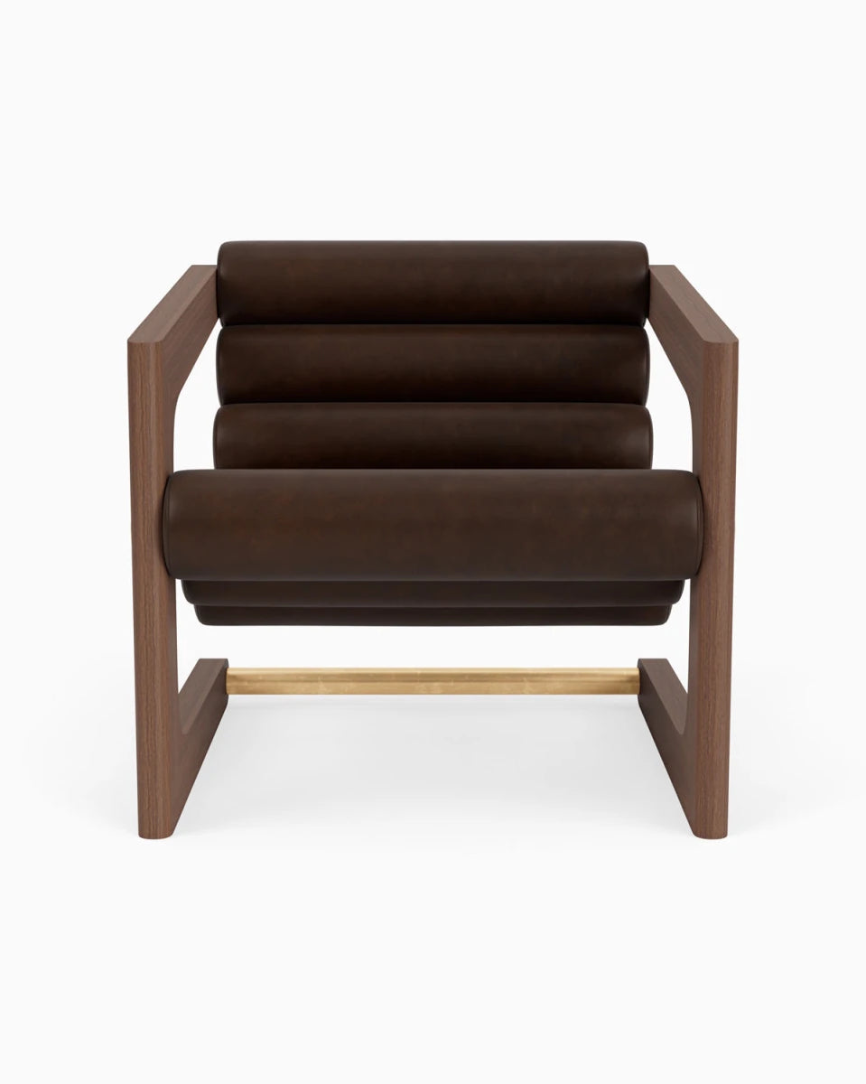 Maple Leather / Walnut Frame