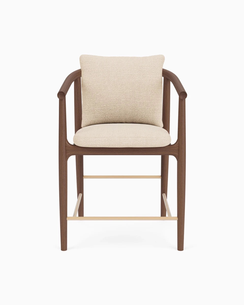 Oat Woven / Saddle Leather / Walnut