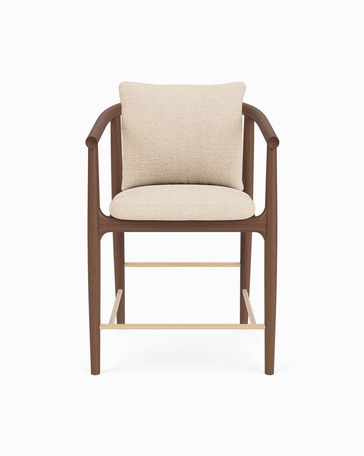 Oat Woven / Saddle Leather / Walnut