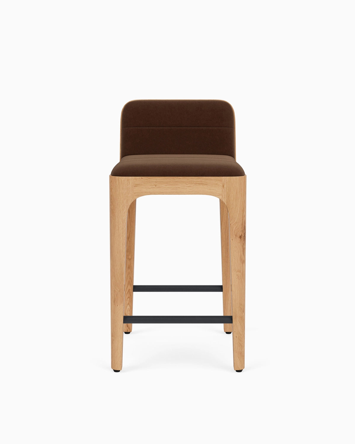 White Oak Frame / Cognac Velvet Seat