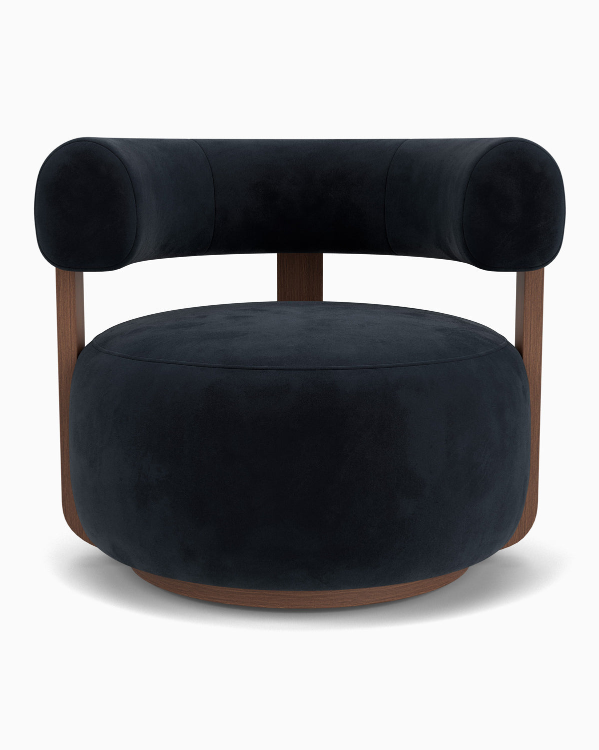 Ebony Velvet / Walnut Frame