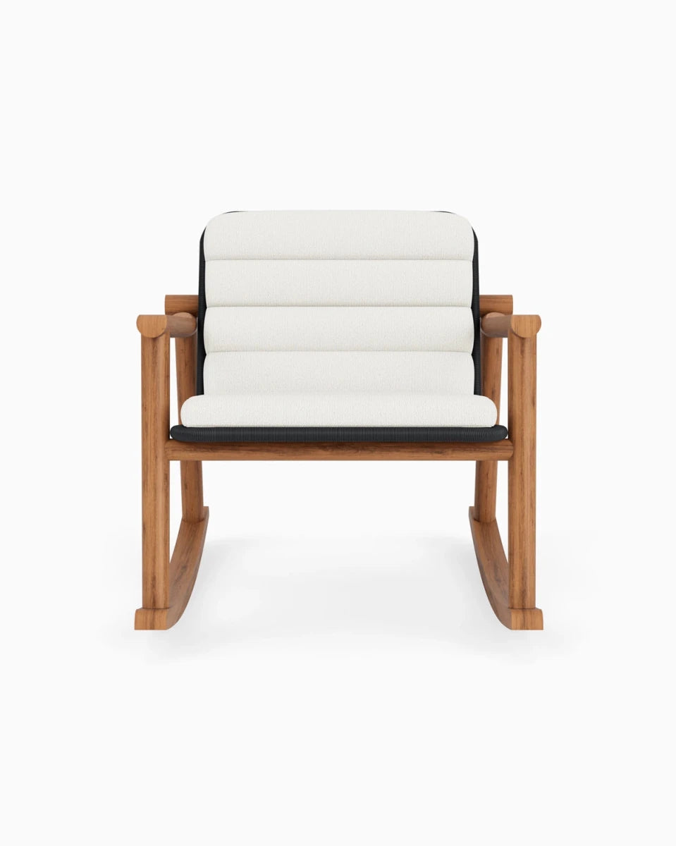 Dove FIQA Boucle / Black Rattan Seat
