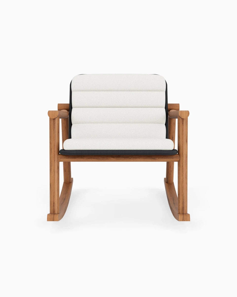 Dove FIQA Boucle / Black Rattan Seat