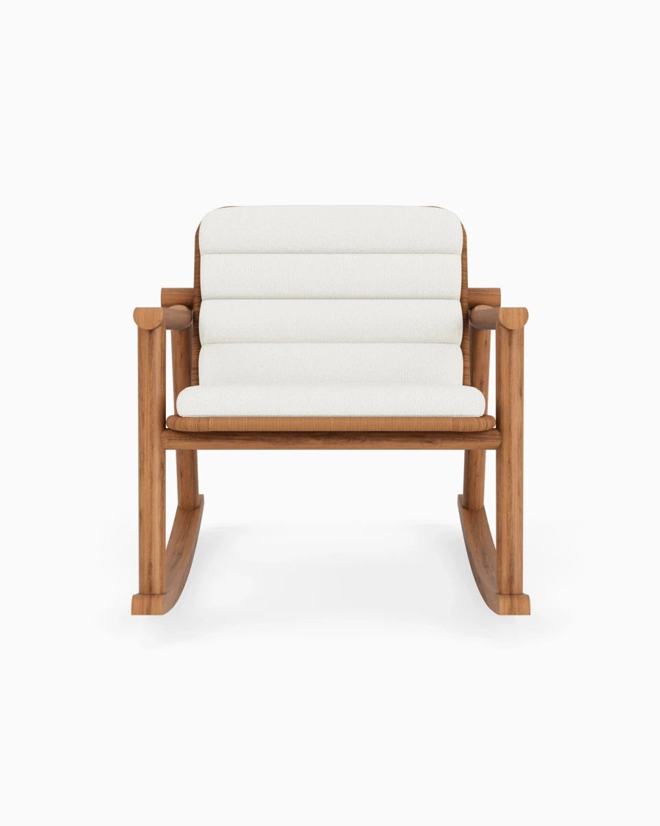 Dove FIQA Boucle / Tan Rattan Seat