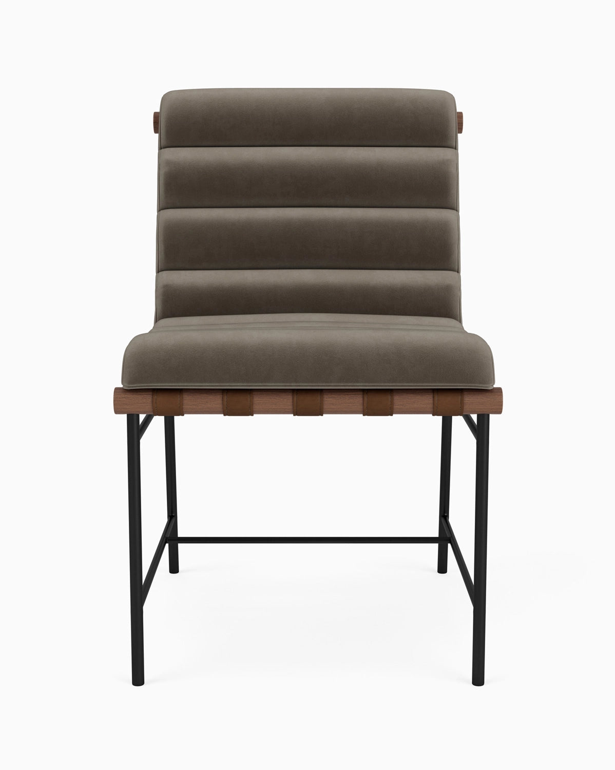 Mushroom Velvet / Walnut