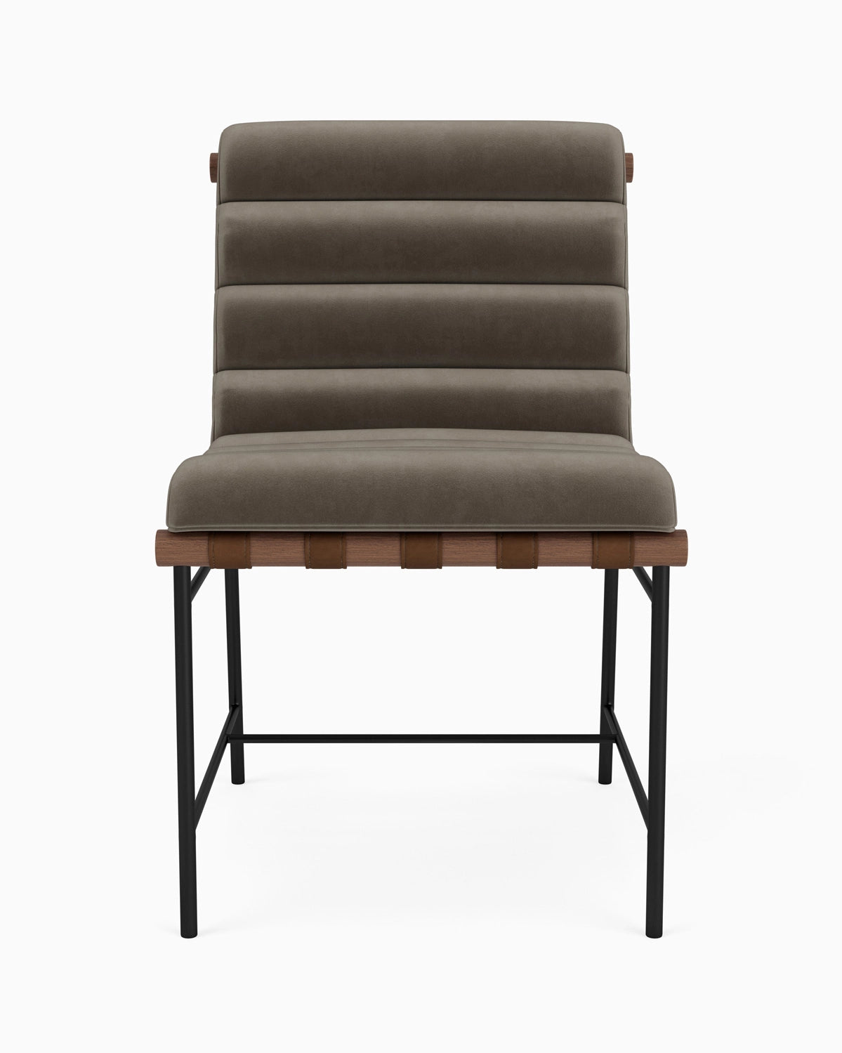 Mushroom Velvet / Walnut