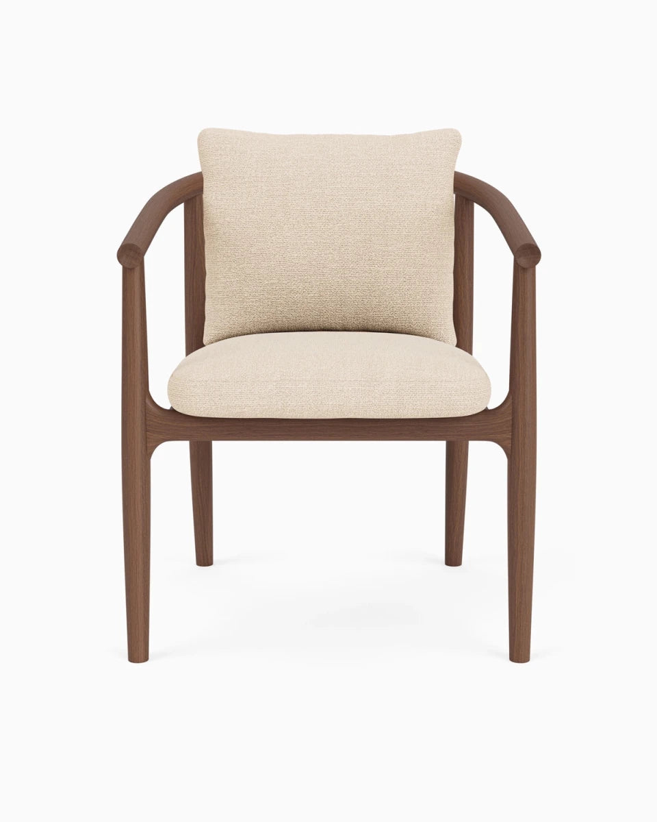 Oat Woven / Saddle Leather / Walnut