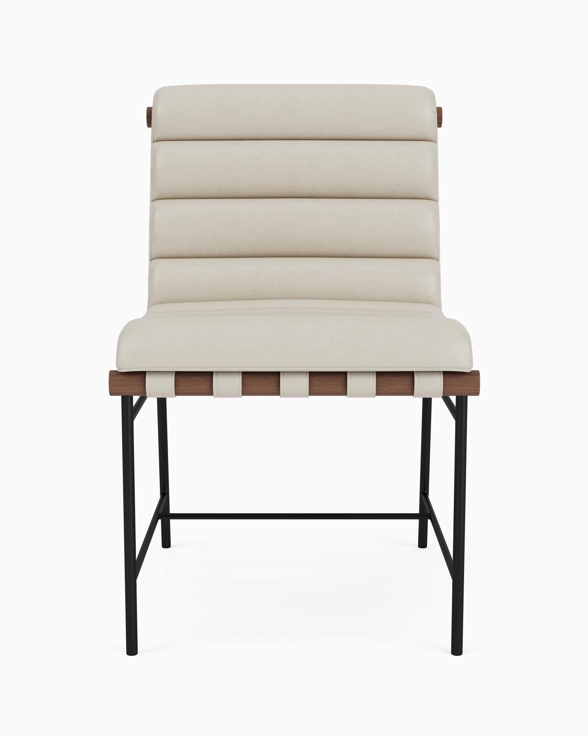 Pearl Leather / Walnut