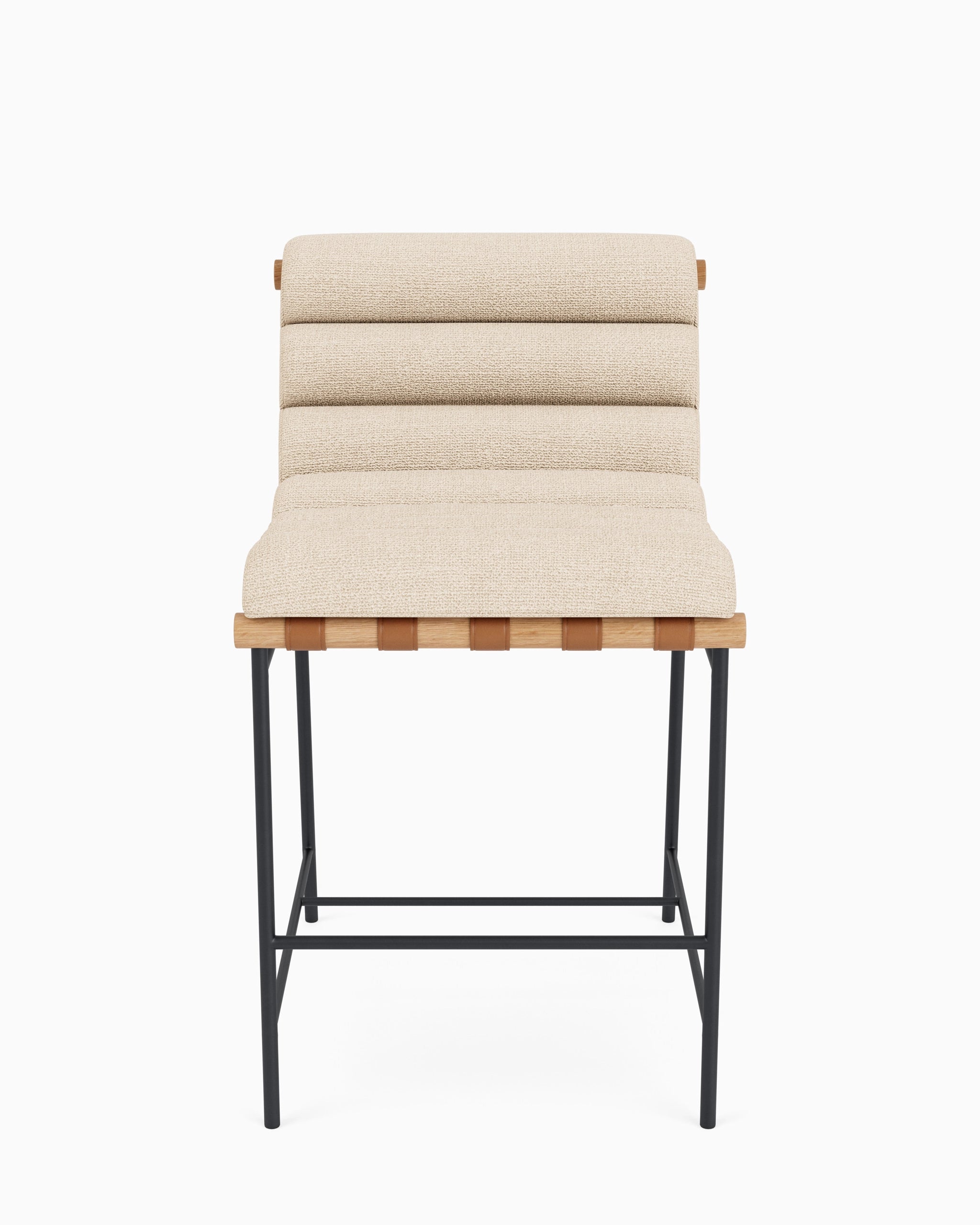 Oat Woven / White Oak / Counter (24" Height)