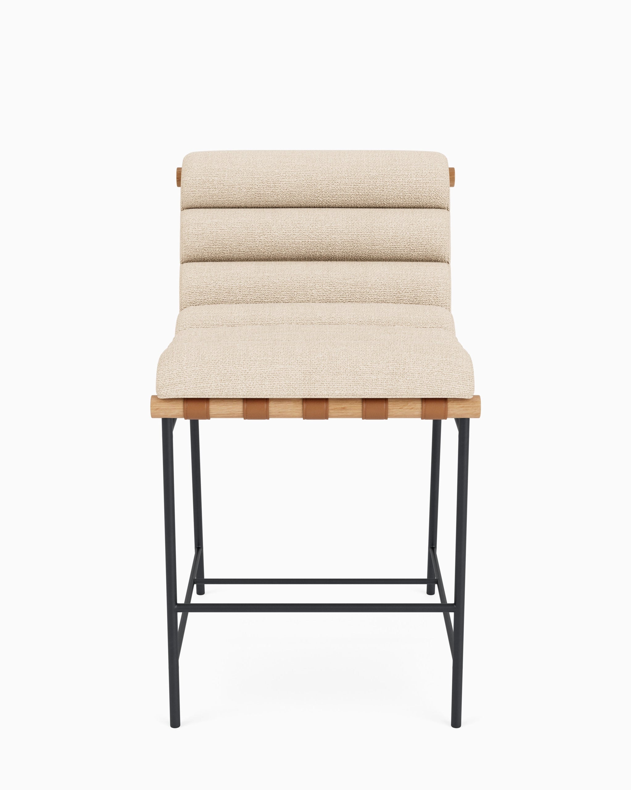 Oat Woven / White Oak / Counter (24" Height)