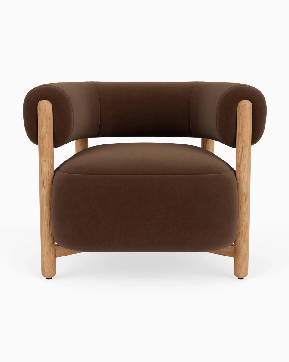 Cognac Velvet / White Oak